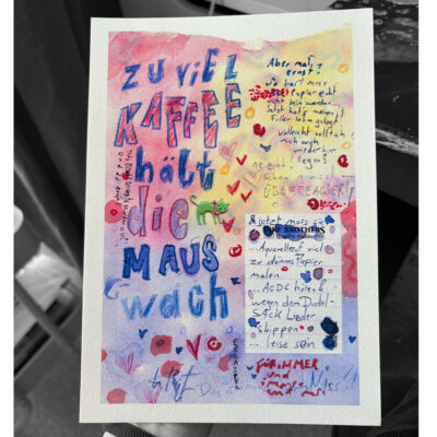 Kunstdruck: KaffeeMaus